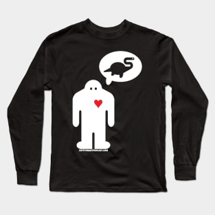 Sasquatch Loves Nessie Long Sleeve T-Shirt